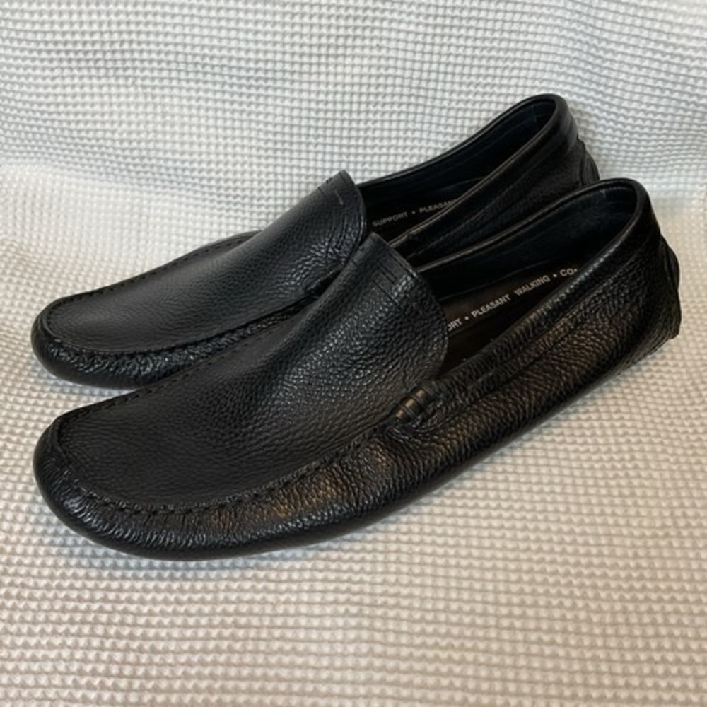Ecco Classic Moc 2.0 Black Slip On Driving Loafer Men 47/US13-13.5 China Leather